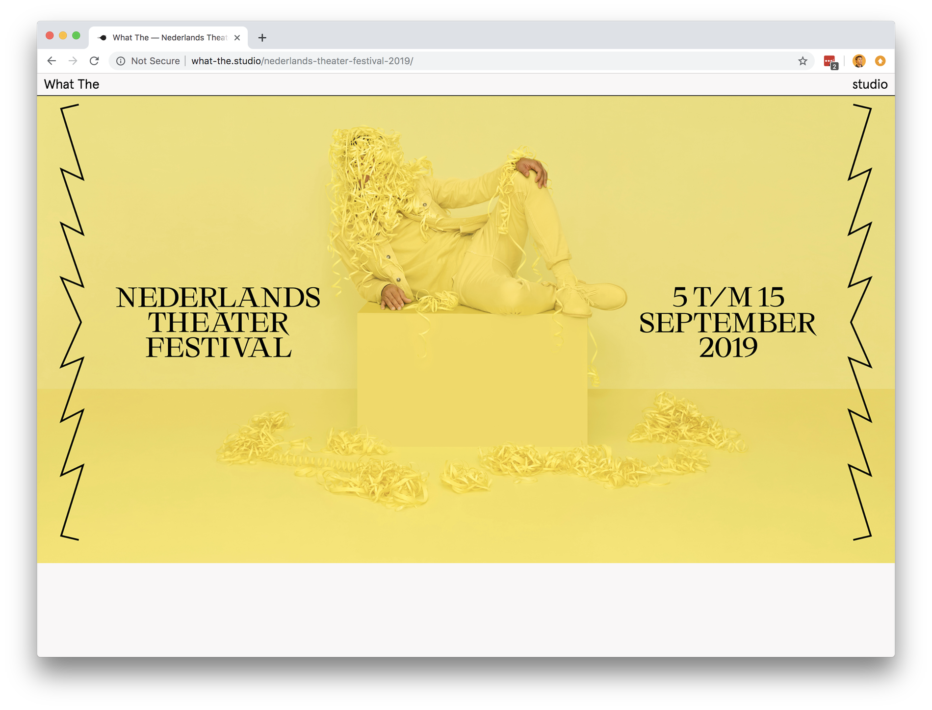 What The Nederlands Theater Festival