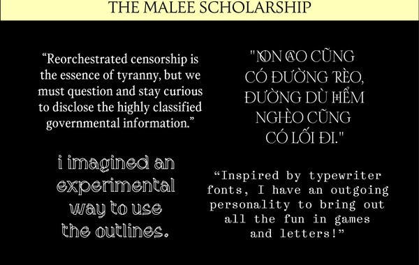 The Malee Scholarship 2022 Special Recognition