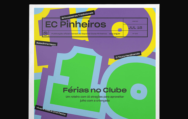 EC Pinheiros Magazine & Sharp Grotesk