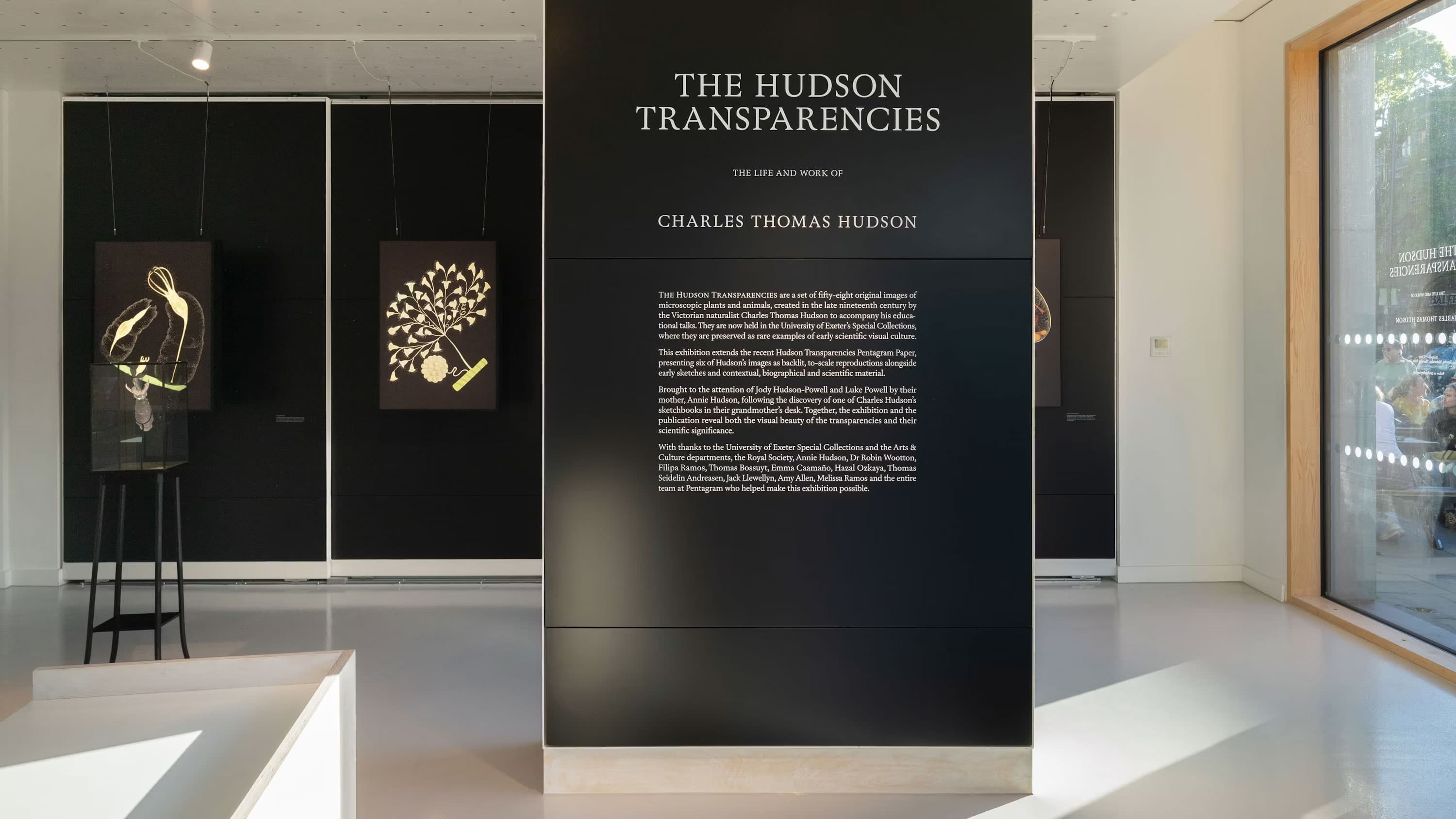 Sharp Serif in use for The Hudson Transparencies